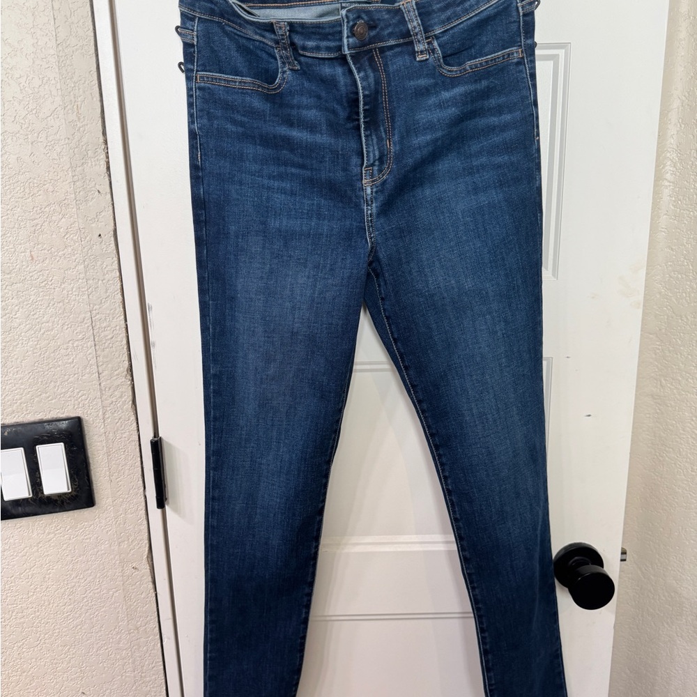 American Eagle Outfitters Dark Blue Skinny Jeans